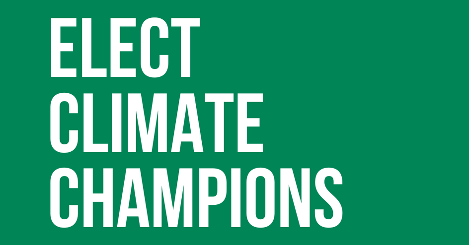 Elect climate champions